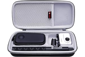 XANAD Funda para Insta360 GO 3 / Insta360 X3 / Insta360 One X2 360 Pequeña cámara de acción Live Streaming Webcam - Bolsa Protectora de Viaje