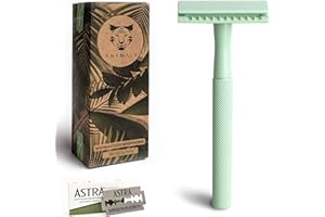 ‎ANYMALE ANYMALE® Rasierhobel Mint Edition - inklusive 5 ASTRA Klingen - Zero Waste Rasierer für Damen und Herren