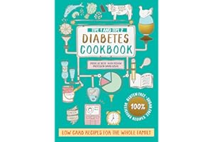 Type 1 and Type 2 Diabetes Cookbook: The revised and updated handbook for 2025 with low carb, healthy recipes to control blood sugar levels for all the family