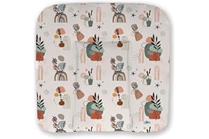 Kikido Natura Wickelauflage 70 x 75 cm, waschbar, für Windelwechsel, Matratze für Neugeborene, für Kommode, 75 x 70 cm, universell und wasserdicht