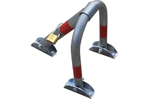 SNS SAFETY LTD PB-3LS Barriere de parking pliante avec cadenas 30cm x 40cm