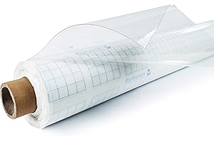 DECOMEISTER Cerata ochronna nakrycie stołu folia stołowa obrus mata przezroczysta ochrona blatu stołu obrusu zmywalna bezbarwna transparentna 130x350 cm grubość 200µm