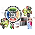 FunBlast Gun Toy For Kids Gun With Sticky Target Dart, Foam Bullets & Sticky Balls, Target Shooting Games, Long Range Shooting Darts Gun Toy For Kids, Indoor Outdoor Fun Games, Multicolor