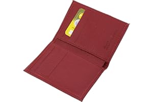 FASHIONGEN - Porte-Cartes en Cuir de Vachette, pour Carte de crédit, fidélité et visites, pour Femme et Homme, Sawsan