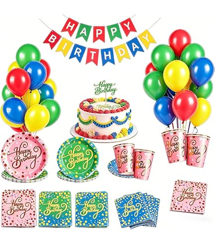 54 decorazioni di compleanno Brainrot, forniture per feste di