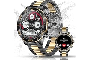 ELEJAFE Smartwatch dla mężczyzn i kobiet, odpowiedź/nawiązywanie połączeń, 130+ trybów sportowych, zegarek fitness, IP68, wodoodporny, pulsometr, licznik kroków, inteligentne zegarki dla systemu