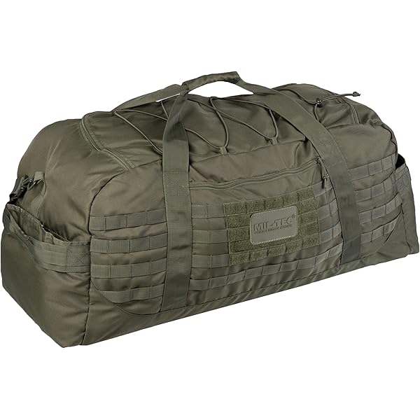 Sac de voyage Ares Baroud 100L 7P, polyester 1200D, ouverture en U