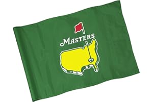 COGOLFING Golfflagge mit Röhre, doppelseitig bedruckte Augusta-Nationalflagge, 420D-Nylon-Golf-Pin-Flaggen, grüne Flaggen für Golfplatz-Driving Range-Kollektion, 35,6 cm H x 50,8 cm L, Grün
