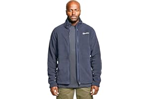 Berghaus Men’s Torus Fleece with Polartec Classic Microfleece, Full Zip & 2 Pockets, Soft, Warm, Lightweight & Durable Jacket, Ideal for Walking, Hiking & Outdoor Recreation