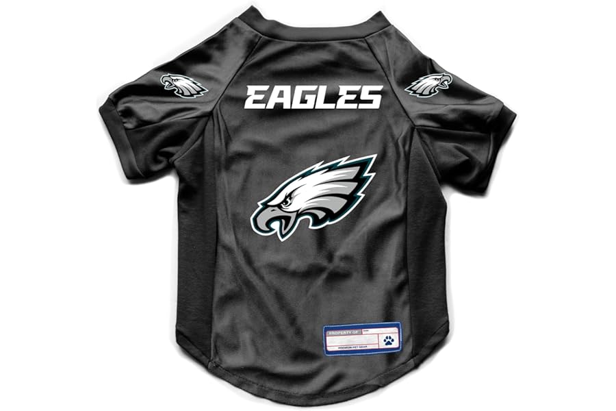 Littlearth NFL Philadelphia Eagles Stretch Pet Jersey, Team Color, Large