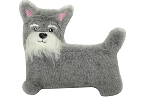 Puckator Peluche térmico - Schnauzer - Perros - Semillas de trigo y lavanda