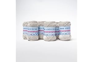 B.B.B. Filati - Amigurumi - Gomitolo filato puro cotone morbidissimo adatto per creare bambole e pupazzi lavabile in lavatrice per Ferri/Uncinetto: 3 - 4 Grigio Perla 290 6pz 300 gr