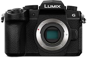 Panasonic Lumix DC-G91EG-K Systemkamera, 20 MP, Dual I.S., OLED Sucher, 4K Fotokamera, Staub-/Spritzwasserschutz, schwarz