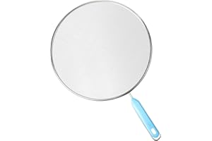 FADAYUNN Frying Pan Splatter Guard Splatter Splash Screen for Frying Pan Mesh Splash Splatter Guard for Frying Pan Stainless Steel Splatter Screens Frying Pan Cover for Cooking Frying Pans Pots Frying Pan 29CM