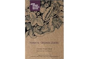 MAGIC GARDEN SEEDS Pomidor pasiasty zielono-żółty 'Green Zebra' (Solanum lycopersicum) 20 nasion