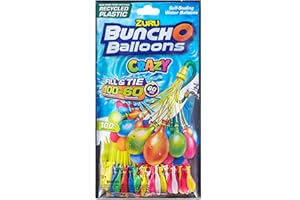 Crazy Bunch O Balloons 100 Rapid-Filling Self-Sealing Water Balloons (3 Pack) By Zuru