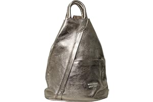 RS.FASHIONS Vera Pelle Genuine Soft Italian Leather Backpack Rucksack/fashion Shoulder Bag