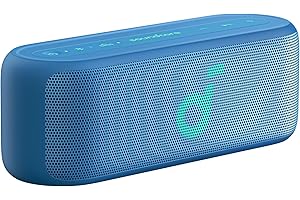 Soundcore Select 2S cassa bluetooth portatile con suono stereo da 20W, tecnologia BassUp™,16 ore, connessione stereo senza fili e impermeabilità IPX7 per escursioni e avventure all'aria aperta