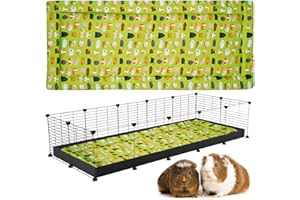 Kavee Fleece Liner - Thick Plush Bedding for Guinea Pig Cages & Rabbit Cage - Machine Washable, Odor-Resistant, Soft Comfort Layer - Safe Alternative to Traditional Pet Bedding - Piggy Mania 185x78cm