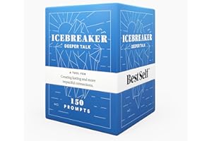 BestSelf Conversation Starter DeepTalk Deck Powerful Tool to Establish and Strengthen Relationships by Cultivating Open, Engaging and Meaningful Interactions - 150 Engaging Conversation Prompts