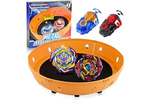 HLTBWHHOME Bey Burst Arena Blade Set, 4D Bey Metal Fusion Blade mit Starter, Bey Burst Blade Geschenk für Weihnachten, Geburtstag, Kampfkreisel für Kinder, Jugendliche