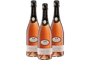 ‎OBERKIRCHER WINZER Oberkircher Winzer Pinot Rosé Sekt trocken - COLLECTION OBERKIRCH - frisch-fruchtiger Rosé Sekt mit zartem Süß-Säure-Spiel am Gaumen - Badischer Sekt, Anbaugebiet Ortenau (3 x 0,75l)
