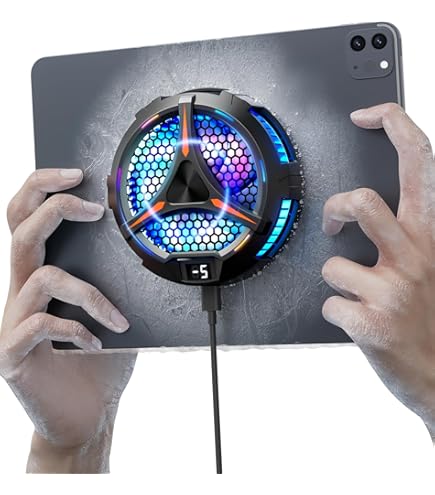 Refroidisseur Magnétique Pour Tablettes BeisDirect 27W - Dissipateur Thermique LED RGB, Rapide, Type-C Refroidisseur Tablette