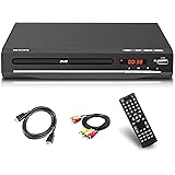 DVD Player For TV, Multi-Regions dvd players,USB Port, Remote Control, DivX, HDMI Port (Non Blu-ray) Black color