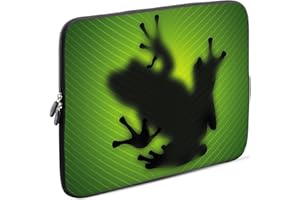 SIDORENKO 13-13,3 cala pokrowiec na notebooka - neoprenowa torba na laptopa kompatybilna z MacBook PRO/MacBook Air/Lenovo, 42 wzory do wyboru, kolor zielony