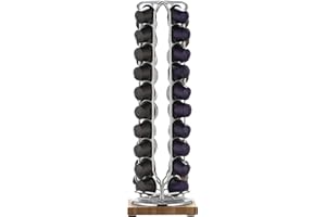 LE XPRESS Kitchen Craft Le' Express - Dispensador de 40 cápsulas, Color Plateado