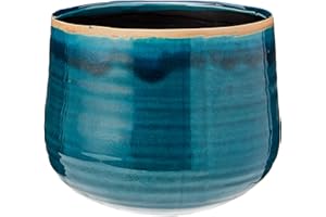 Ivyline 136349 turquoise Pot Como, 18x18x15 cm