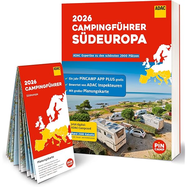 ADAC Campingführer Deutschland/Nordeuropa 2027: Mit ADAC Campcard und Gutscheincode: 1 Jahr PINCAMP Camping App kostenlos (Wert: 11,99 €) Bücher