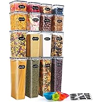 Contenitori Ermetici Per Cereali 2 Pezzi | Dispenser Con Misurino | Plastica Per Riso E Pasta - Foto 10