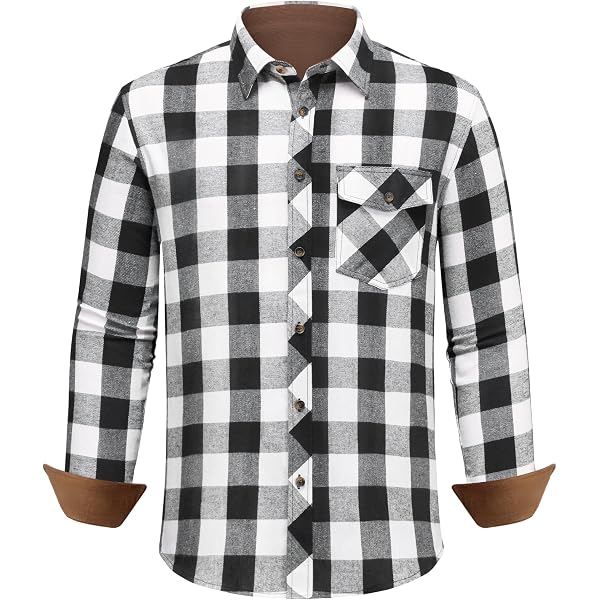 T-shirt Flanelle à Carreaux Urban Classics Garçon - 100% Coton - Manches Longues - Style Décontracté