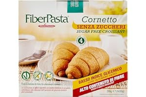 FIBER PASTA Cornetto Senza Zuccheri conf.4 pezzi 200g