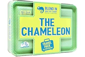 Big Potato Chameleon Travel: The Award-Winning Spot-the-Imposter Game in a Travel Friendly Tin with 20 new topics | Perfect Christmas Game