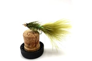 BESTCITY Juego de 8 Moscas Wooly Bugger para Pesca de Trucha, tamaño 8