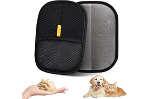 HOIDOKLY 2025 Gant d'épilation à la main pour chats et chiens, gants électrostatiques à cinq doigts, outil d'épilation réutilisable pour vêtements (1 pièce)