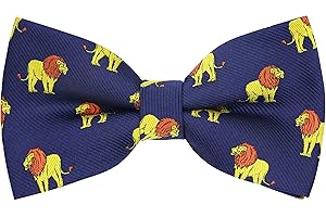 OCIA Pajaritas Hombre Originales Animales Patrón Pre-Atada Niños Pajarita Ajustable Fiesta de Bodas