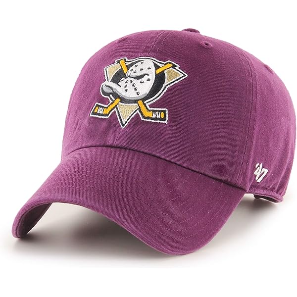 Casquette 47 Brand MVP Anaheim Ducks – Noir, Taille Unique, Neuve Avec étiquettes