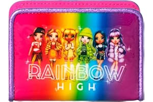 FRANCO COSIMO PANINI Franco Panini. Portafogli Rainbow High con Bottone per Bambina 11x7,5 cm, Multicolore