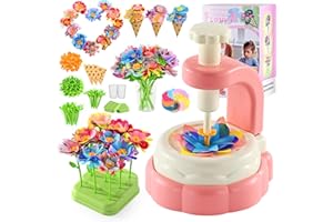 BlueSwan Regalo Giochi Bambina 3 4 5 6 7 8 9 10 11 12 + Anni Femmina, Gioco Educativ Giocattoli Sensoriali, Kit Lavoretti Creativi per Bambini, Creativo Bambine Laboratorio dei Fiori Bouquet, per ADHD