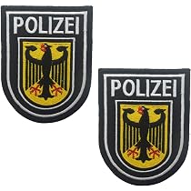 A-ONE Confezione 2 Toppe Ricamate – Stemma Monaco Di Baviera E Bandiera Germania, Adesive E Termoadesive, 7,9 Cm