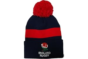 Arena Scarves England Rugby Bobble Hat Navy, Red
