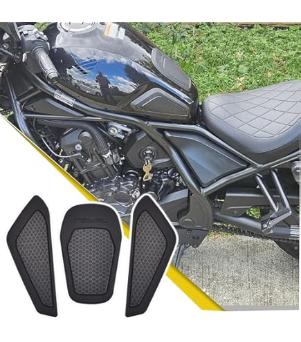 Tankpad Für Honda Rebel CMX 250/300/500 – Rutschfester Gummi-Aufkleber, Schwarz, 2017-2025