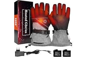 COREEDGE Beheizbare Handschuhe, 7.4V 3000mAh Beheizte Handschuhe Damen Herren, Heizhandschuhe Ski 3 Heiztemperatur für Motorrad Snowboard Radfahren Angeln