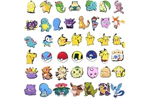 NIEUGS Shoe Charms for Croc Charms, Clog Decoration Cartoon Anime Charms Shoe Accessories, Cartoon Pvc Shoe Charms Decoration for Kids Teens Boys Girls Men Women Party Birthday Gifts