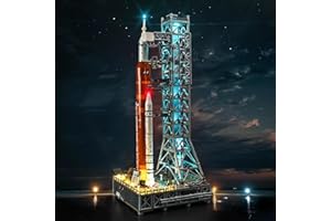 LocoLee Oświetlenie kompatybilne z NASA Artemis rampa startowa 10341, zestaw tylko świateł – nie jest to model, zestaw oświetleniowy kompatybilny z 10341 NASA Artemis rampa startowa