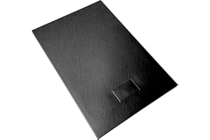 LANERI Piatto Doccia H.2,6 cm In Vetro-resina SMC Effetto Pietra Stone Ardesia Piletta Doccia Inclusa (70x90 h 2.6cm, Antracite)