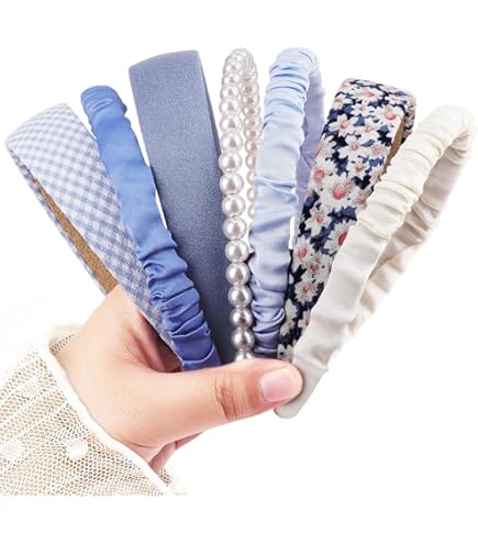 Topkids Accessories Satin Alice Headband Head Band Hairband Hair Band Women Adult Girls Kids School 60s 70s 80s Plain Aliceband 2 5cm 1 Thick Wide Hard Light Pink - View #10